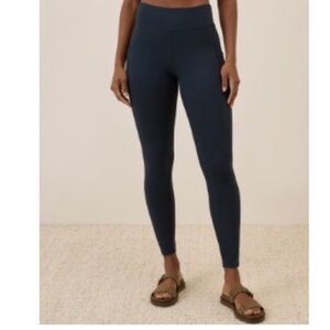 Pact Midnight Blue On The Go To Leggings With Pockets